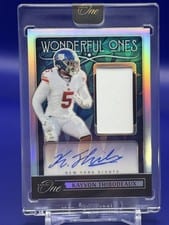 2024 Panini One Wonderful Ones Autographs Kayvon Thibodeaux #369 card