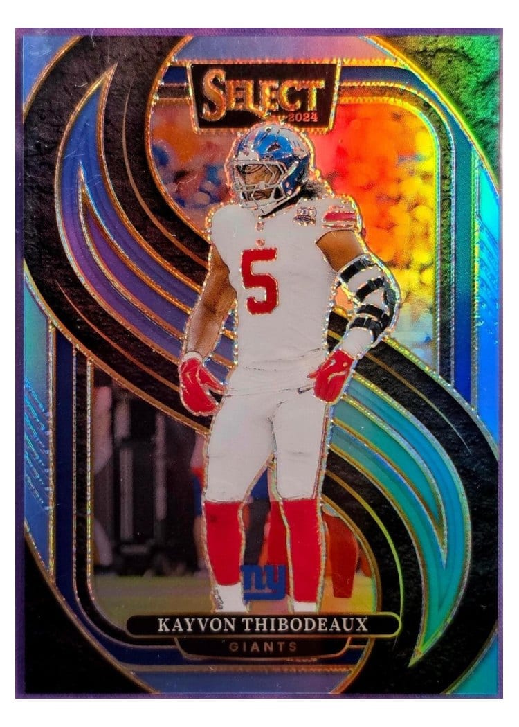 2024 Panini Select Base Set Kayvon Thibodeaux Light Blue Prizm #175 card