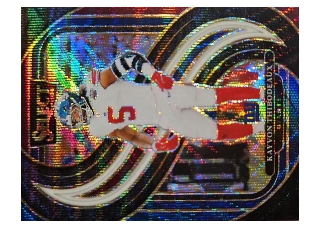 2024 Panini Select Base Set Kayvon Thibodeaux Red Mojo #175 card