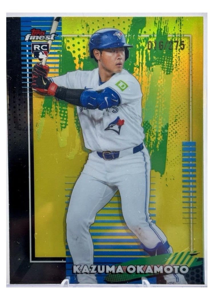 2026 Topps Finest Kazuma Okamoto #34 card