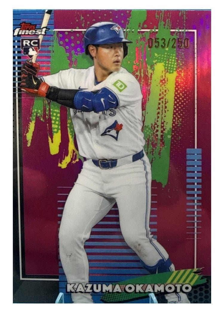 2026 Topps Finest Kazuma Okamoto #34 card