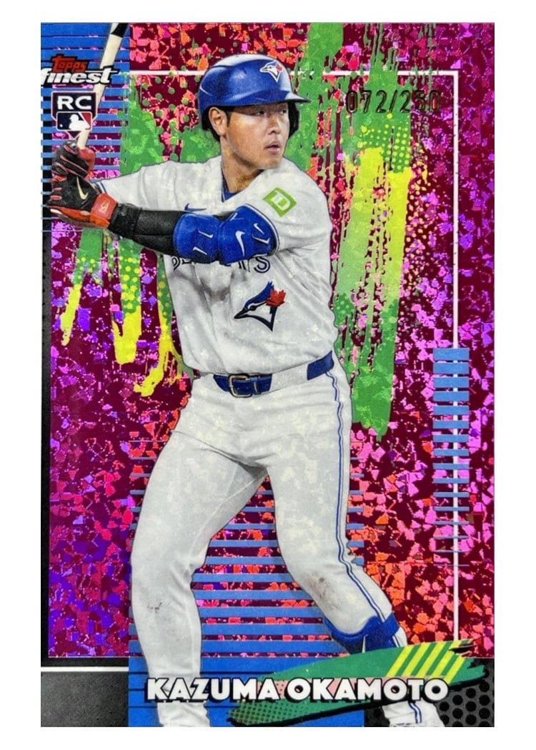 2026 Topps Finest Kazuma Okamoto #34 card