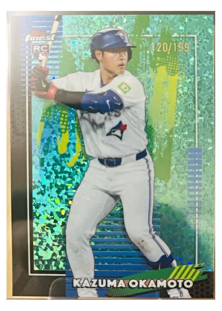 2026 Topps Finest Kazuma Okamoto #34 card