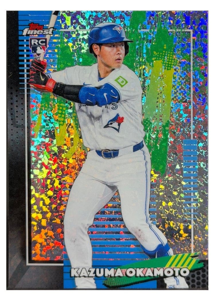 2026 Topps Finest Kazuma Okamoto #34 card