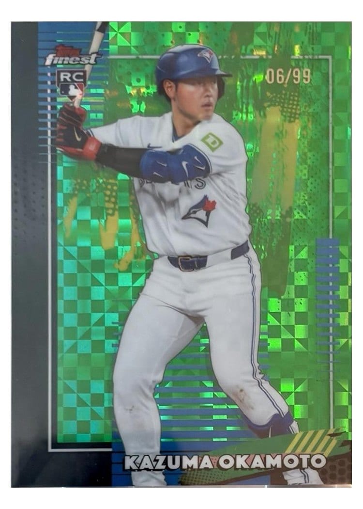2026 Topps Finest Kazuma Okamoto #34 card