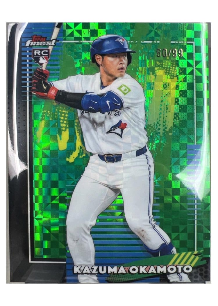 2026 Topps Finest Kazuma Okamoto #34 card