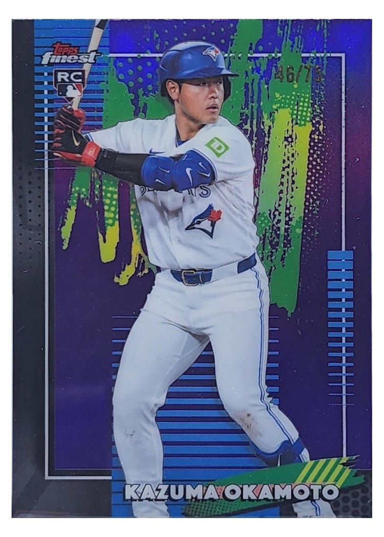 2026 Topps Finest Kazuma Okamoto #34 card