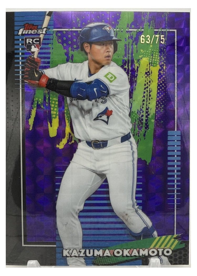 2026 Topps Finest Kazuma Okamoto #34 card