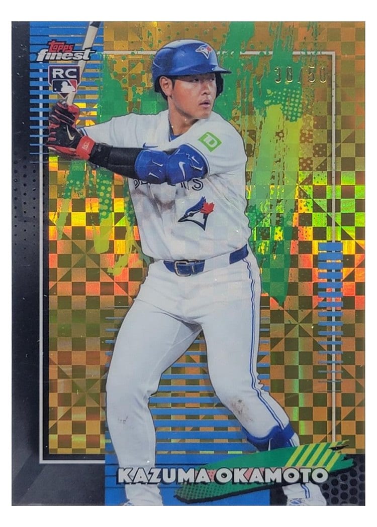 2026 Topps Finest Kazuma Okamoto #34 card