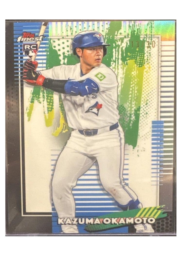 2026 Topps Finest Kazuma Okamoto #34 card