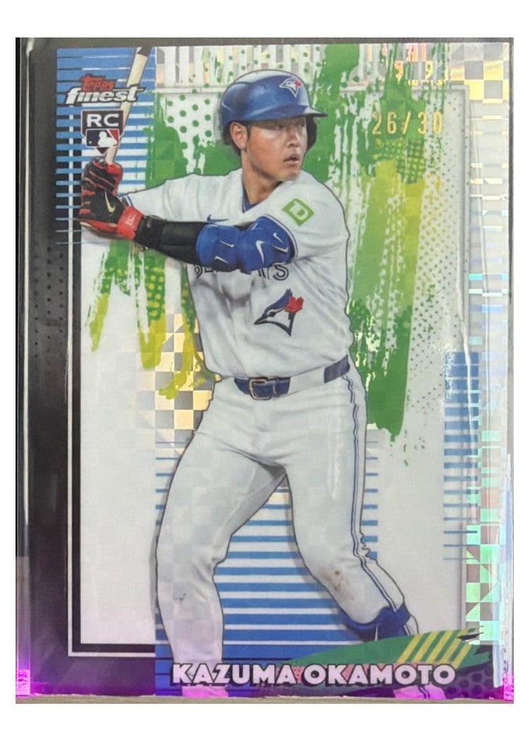 2026 Topps Finest Kazuma Okamoto #34 card