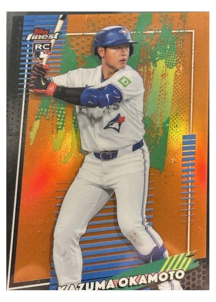 2026 Topps Finest Kazuma Okamoto #34 card