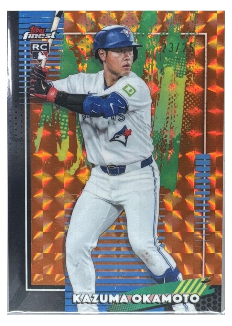 2026 Topps Finest Kazuma Okamoto #34 card