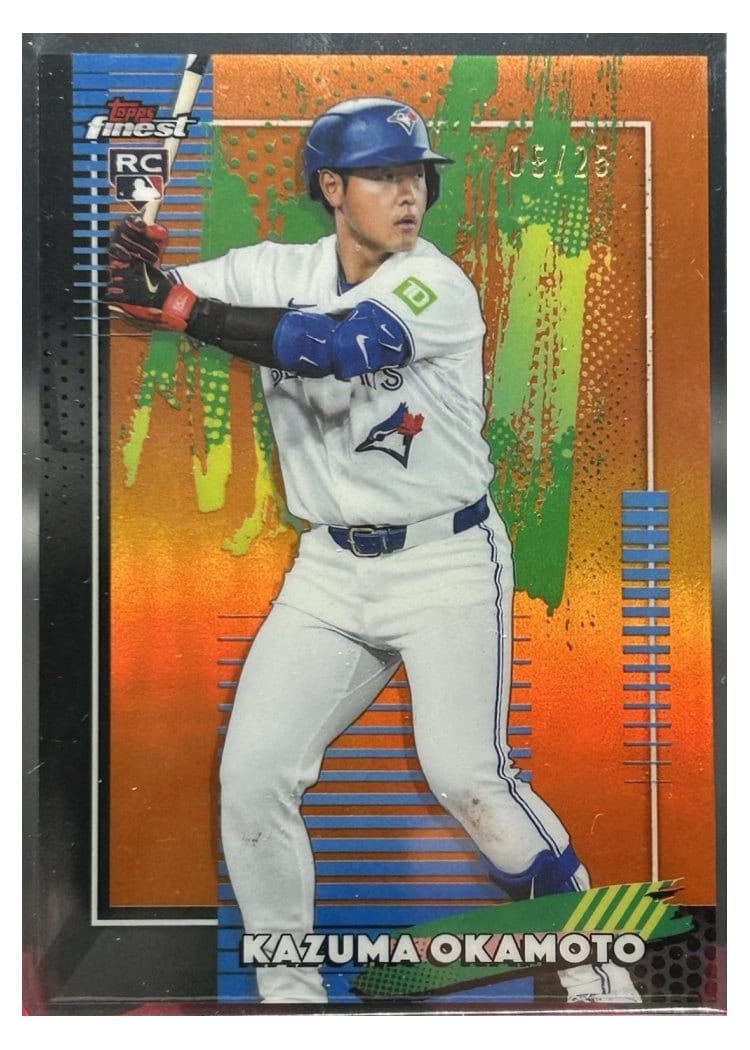 2026 Topps Finest Kazuma Okamoto #34 card