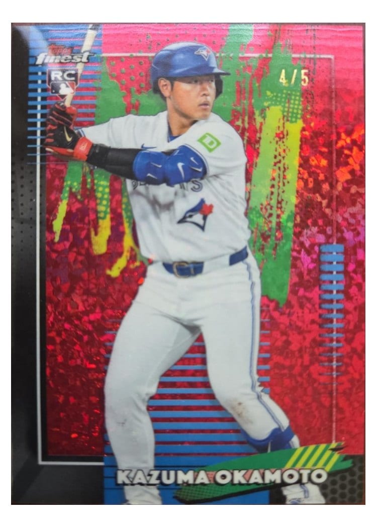 2026 Topps Finest Kazuma Okamoto #34 card