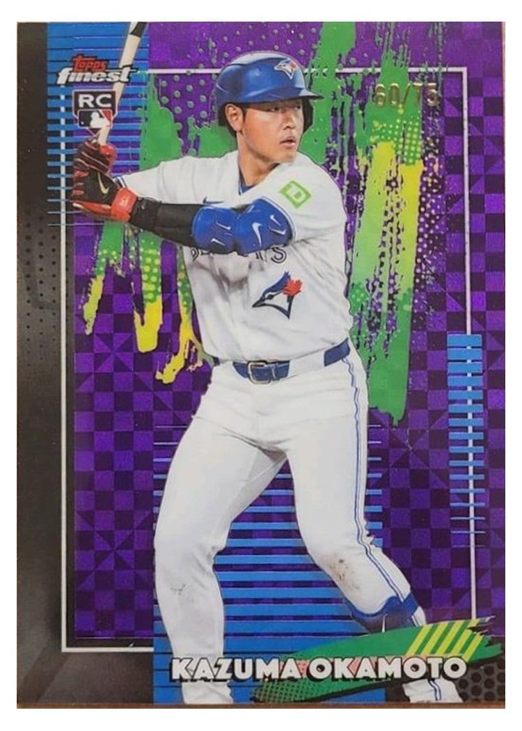2026 Topps Finest Kazuma Okamoto #34 card