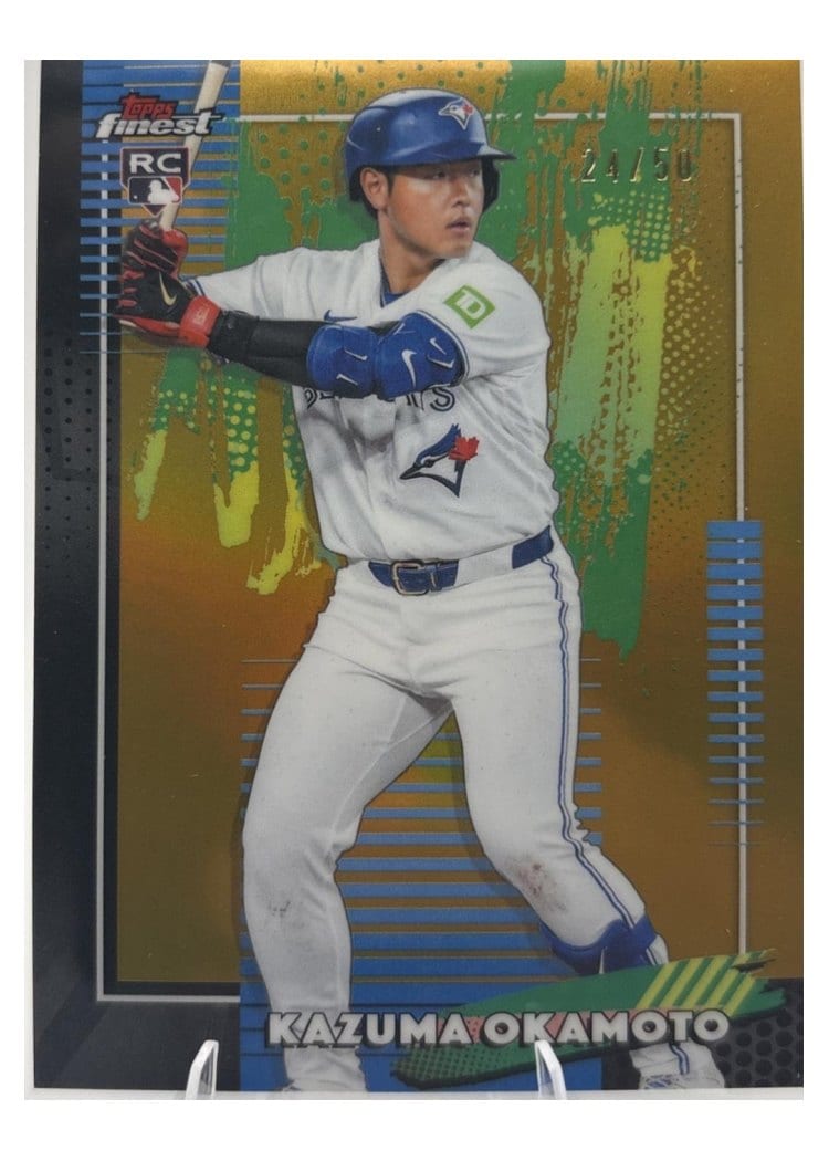 2026 Topps Finest Kazuma Okamoto #34 card