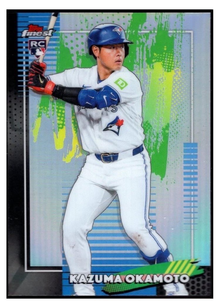 2026 Topps Finest Kazuma Okamoto #34 card