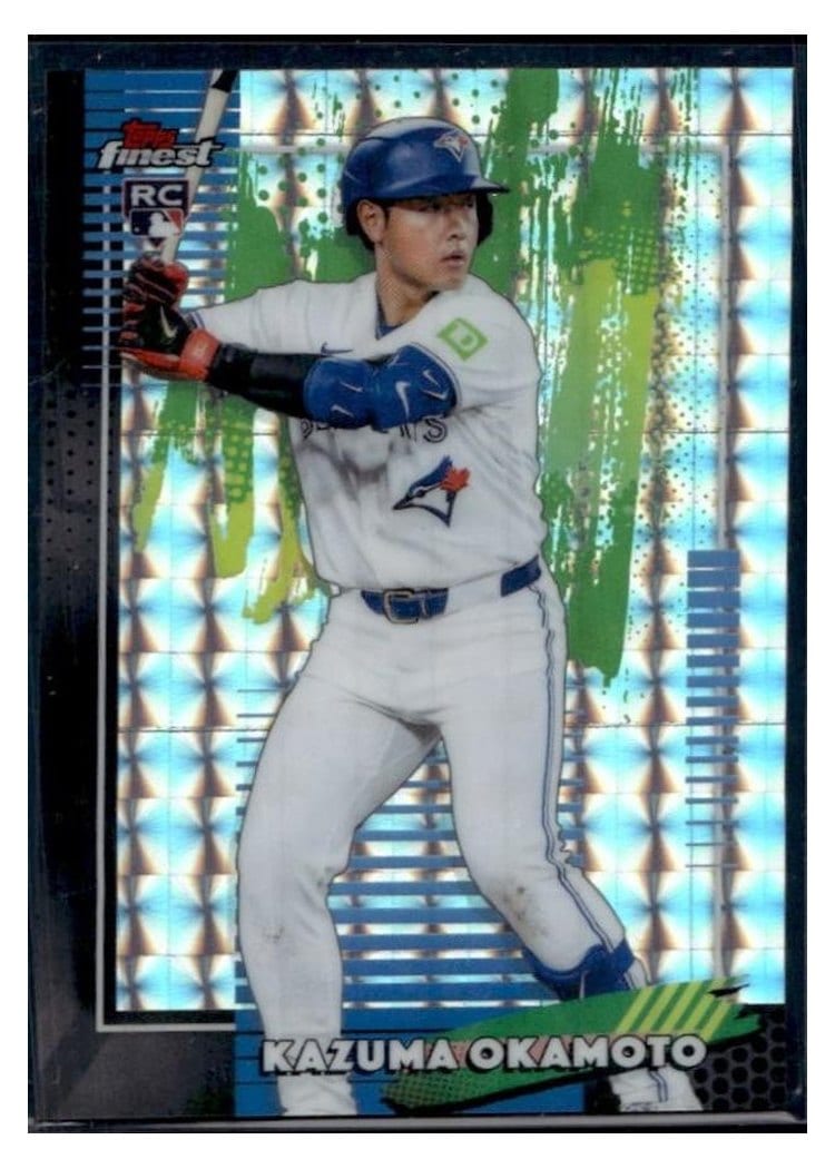 2026 Topps Finest Kazuma Okamoto #34 card