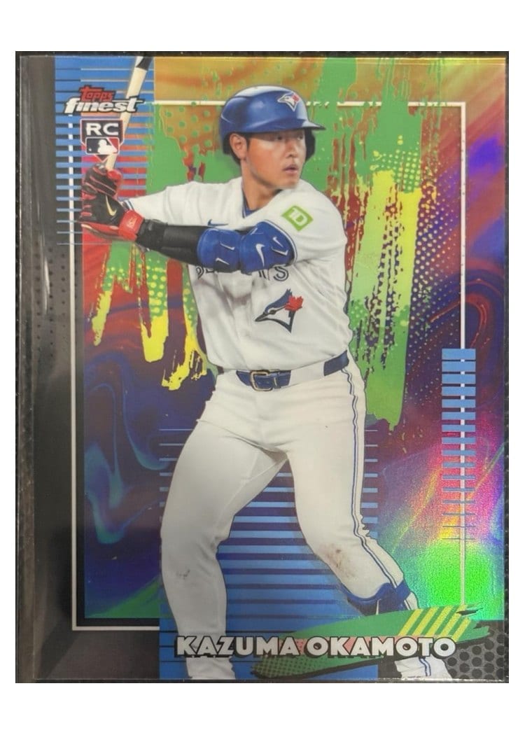 2026 Topps Finest Kazuma Okamoto #34 card