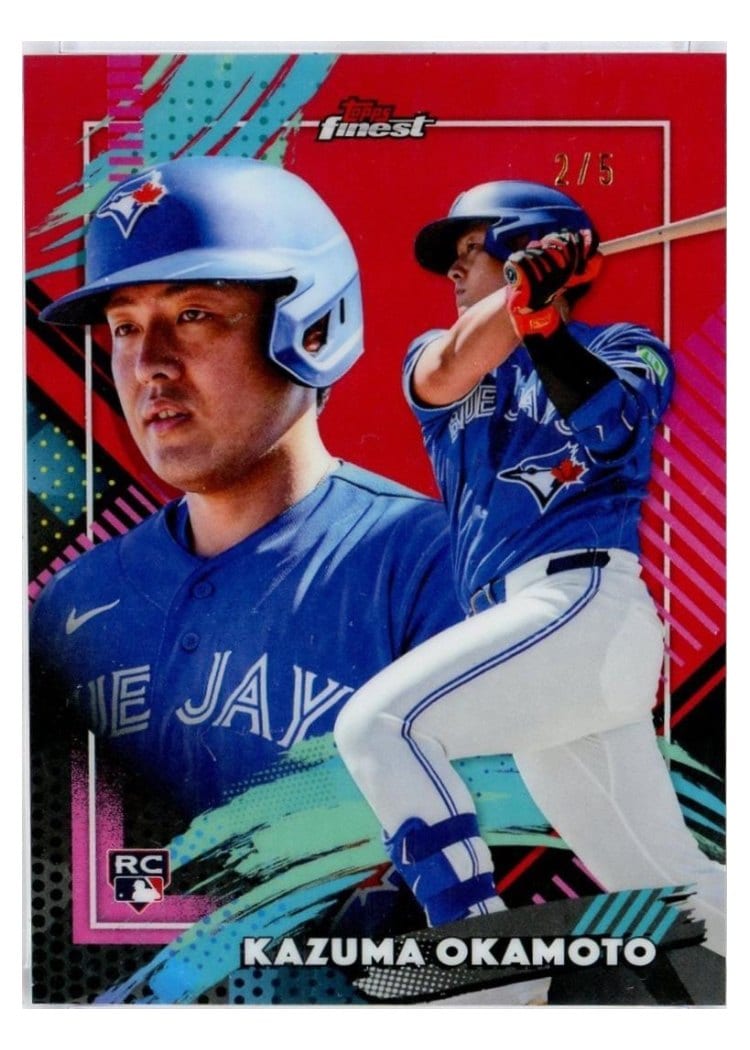 2026 Topps Finest Kazuma Okamoto #343 card
