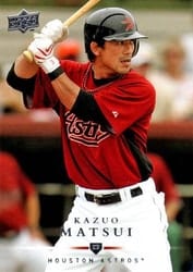 2008 Upper Deck Base Set Kazuo Matsui #512 card