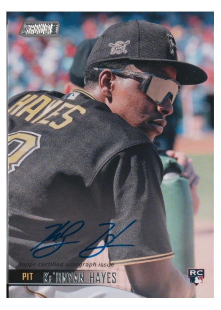 2021 Stadium Club Autographs Ke'Bryan Hayes #SCBAKHA card