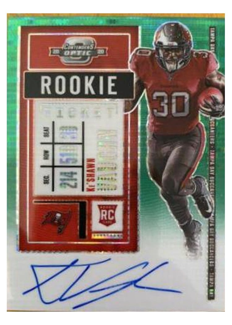 2020 Panini Contenders Optic Base Set Ke'Shawn Vaughn #128 card