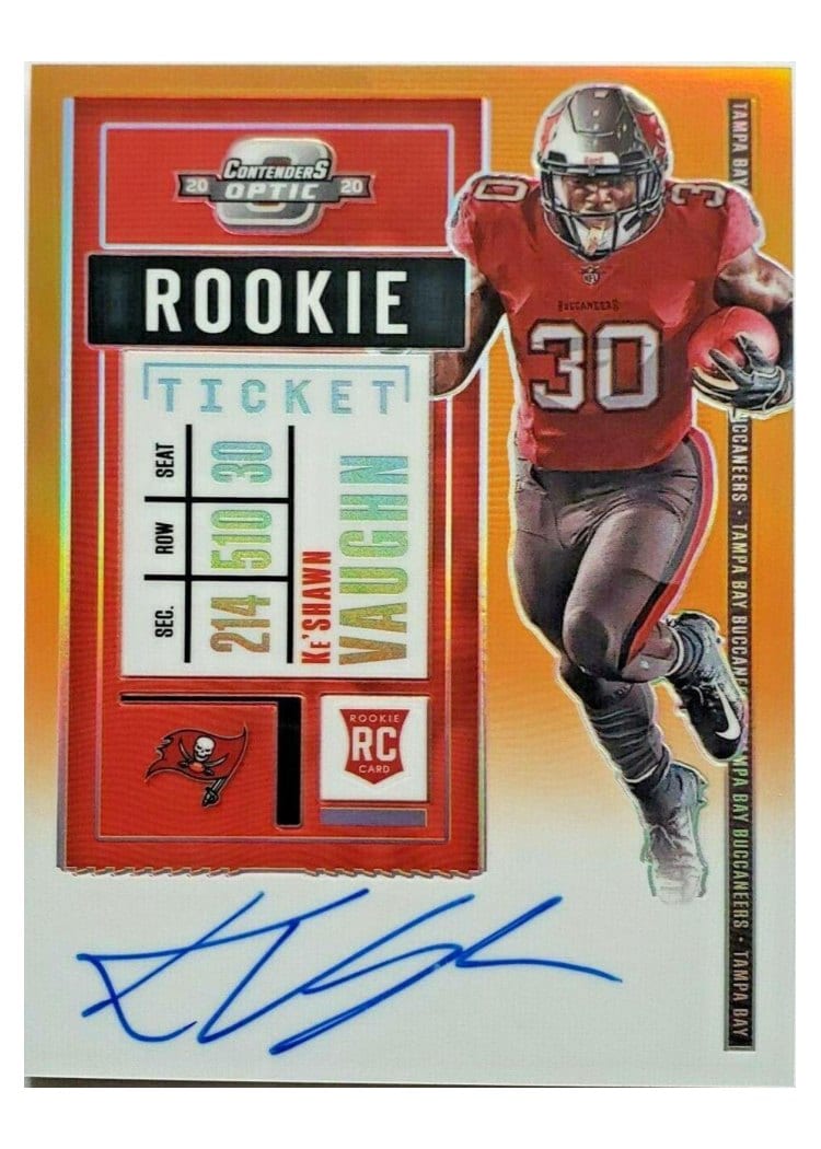 2020 Panini Contenders Optic Base Set Ke'Shawn Vaughn #128 card
