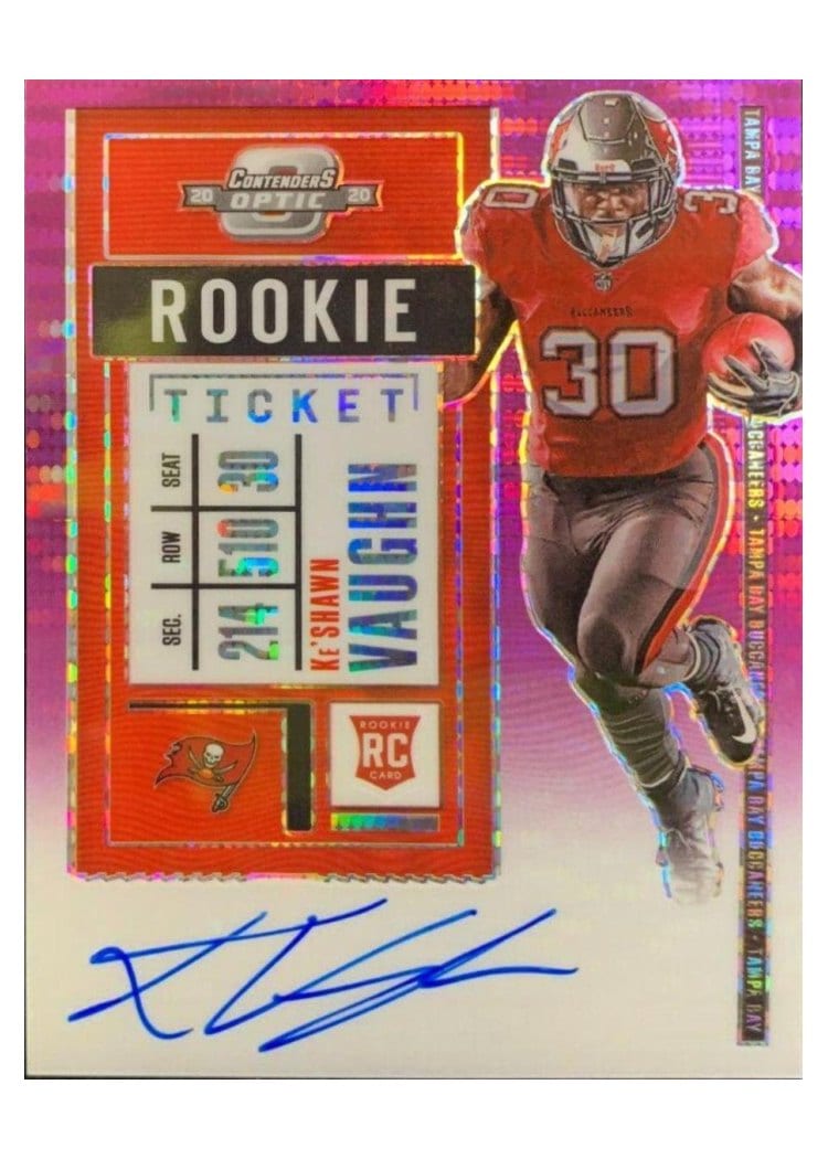 2020 Panini Contenders Optic Base Set Ke'Shawn Vaughn #128 card