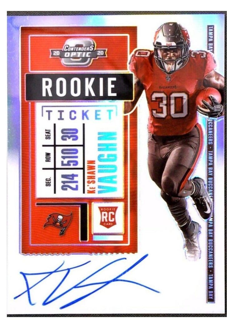 2020 Panini Contenders Optic Base Set Ke'Shawn Vaughn #128 card