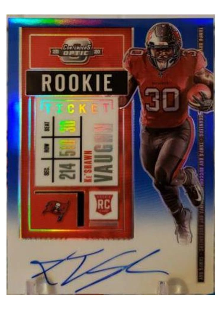 2020 Panini Contenders Optic Base Set Ke'Shawn Vaughn #128 card