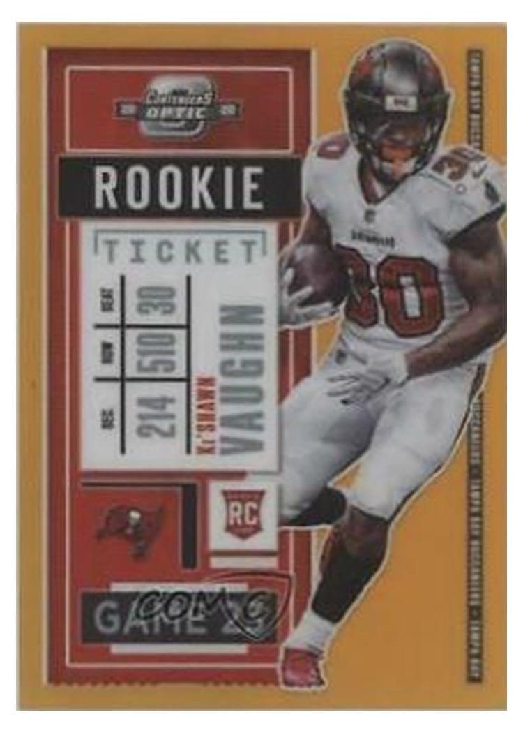 2020 Panini Contenders Optic Base Set Ke'Shawn Vaughn #88 card