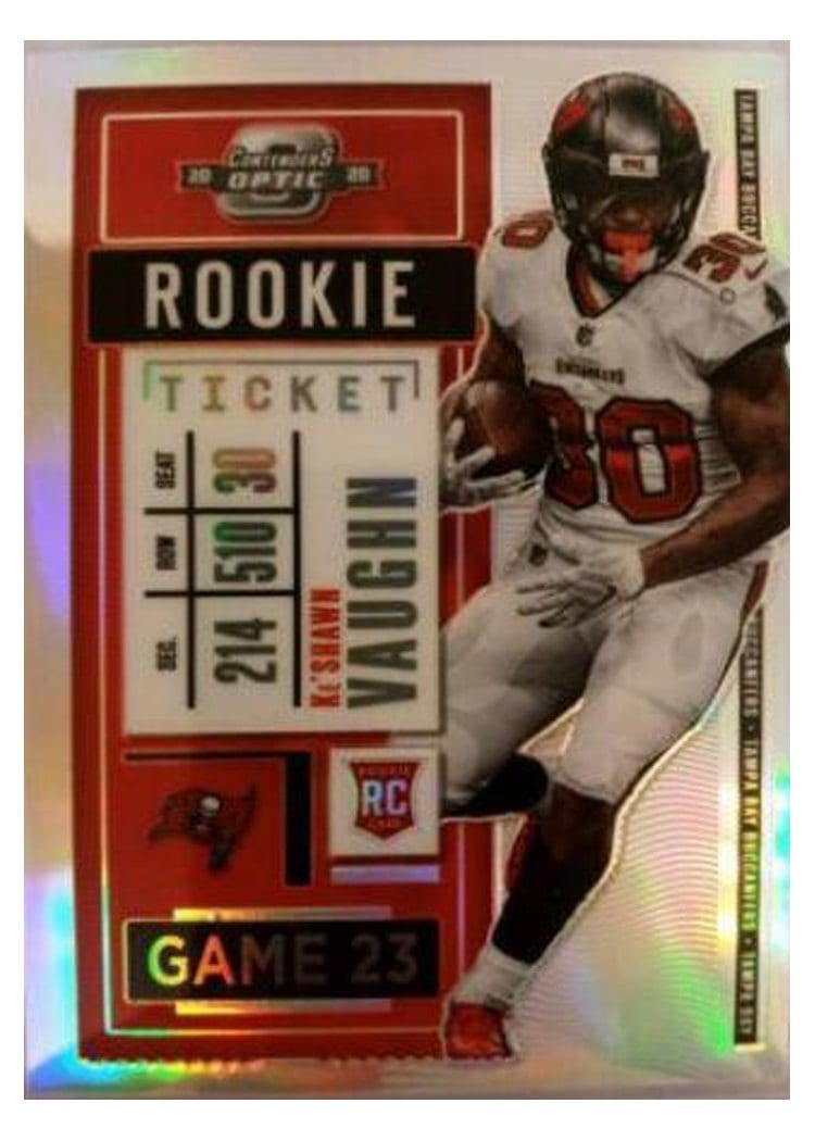2020 Panini Contenders Optic Base Set Ke'Shawn Vaughn #88 card