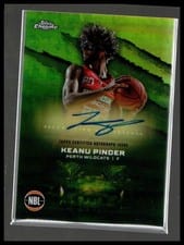 2023-24 Topps Chrome NBL NBL Autographs Keanu Pinder #A-KP card