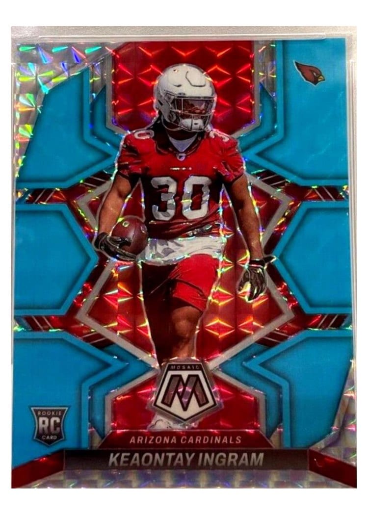 2022 Panini Mosaic Base Set Keaontay Ingram #355 card