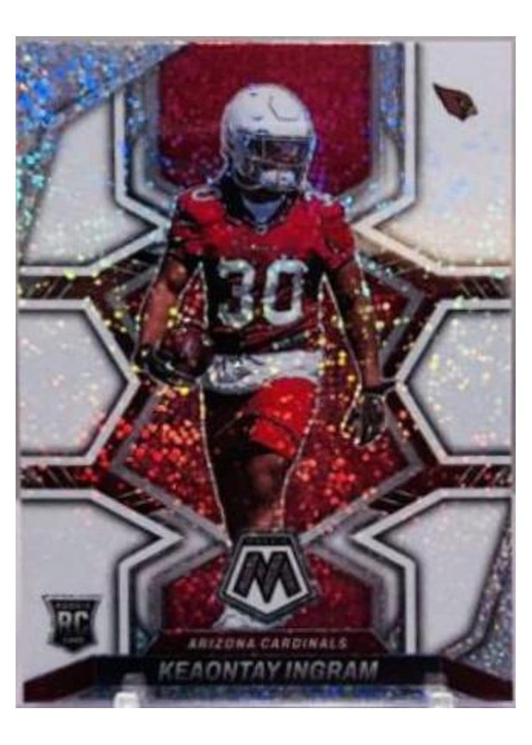 2022 Panini Mosaic Base Set Keaontay Ingram White Sparkle #355 card