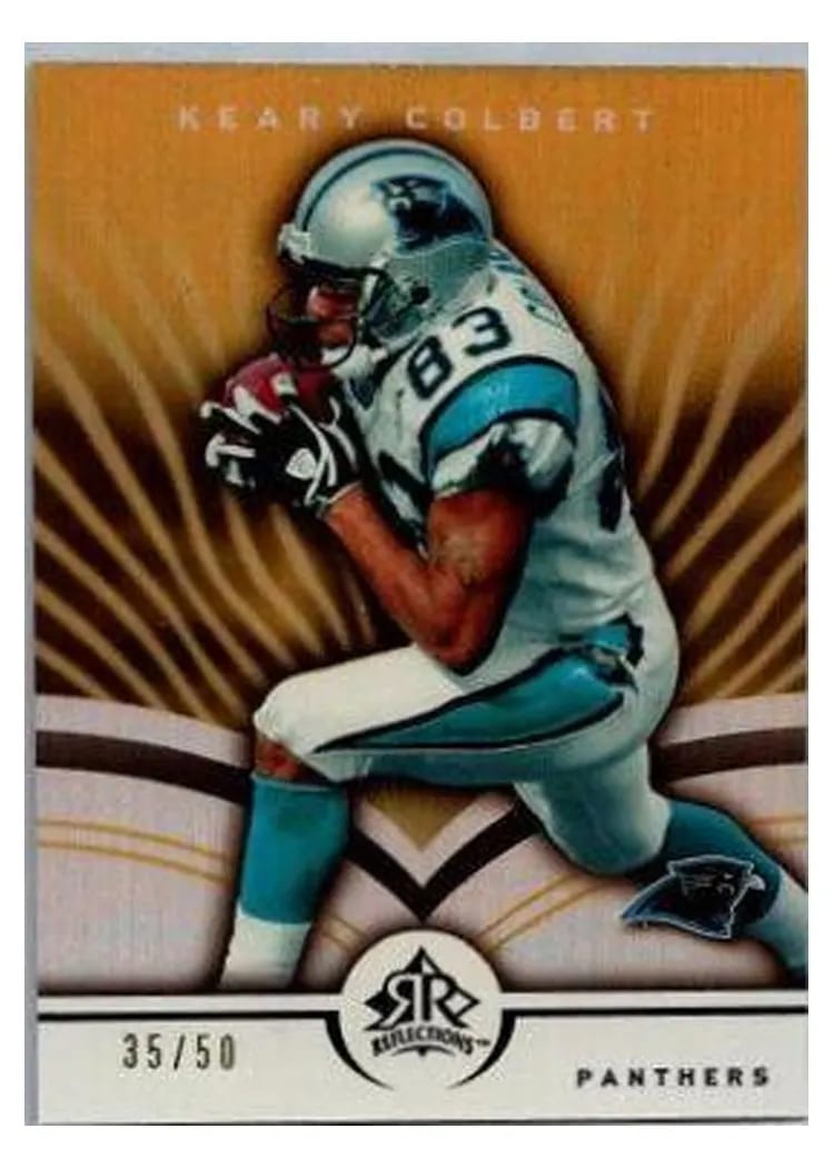 2005 Upper Deck Reflections Keary Colbert Gold #16 card