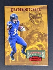 2023 Panini Contenders Rookie Stallions Keaton Mitchell #11 card