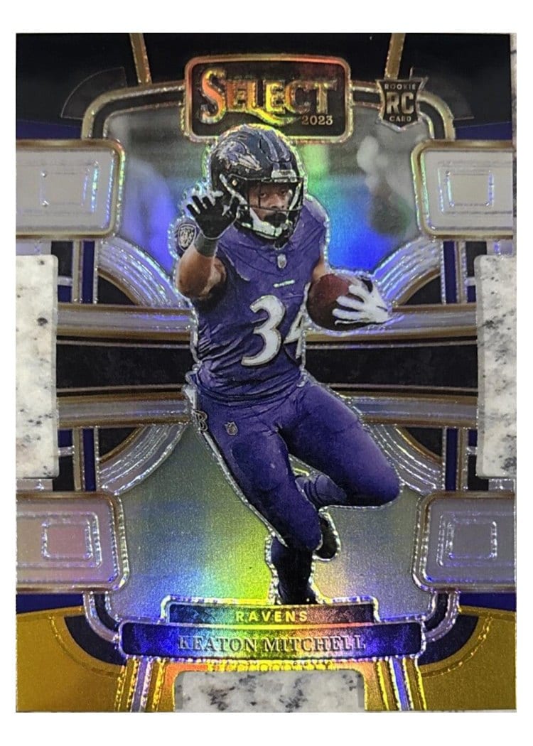 2023 Panini Select Base Set Keaton Mitchell #10 card