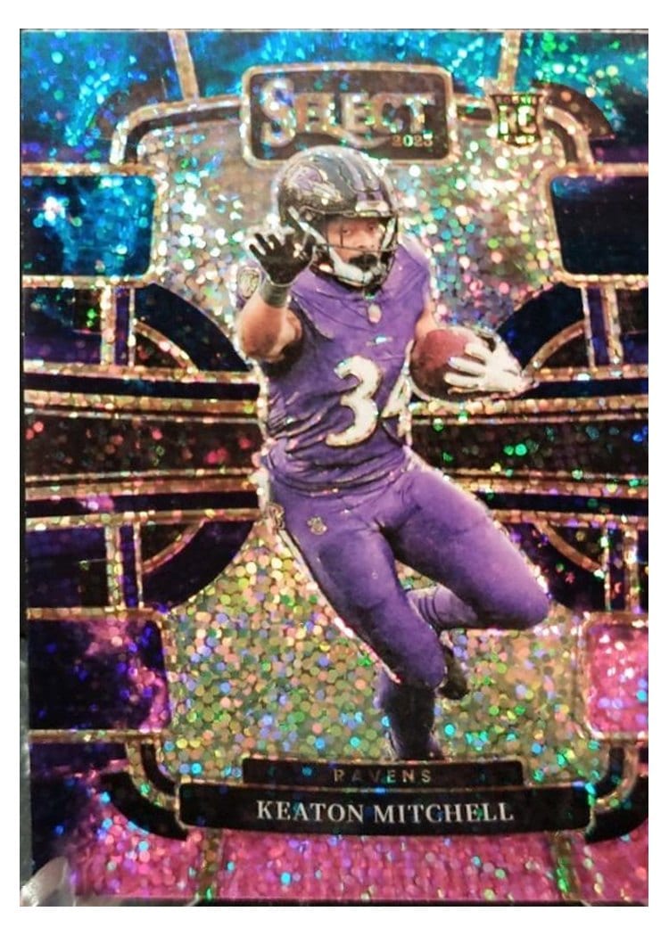 2023 Panini Select Base Set Keaton Mitchell #10 card