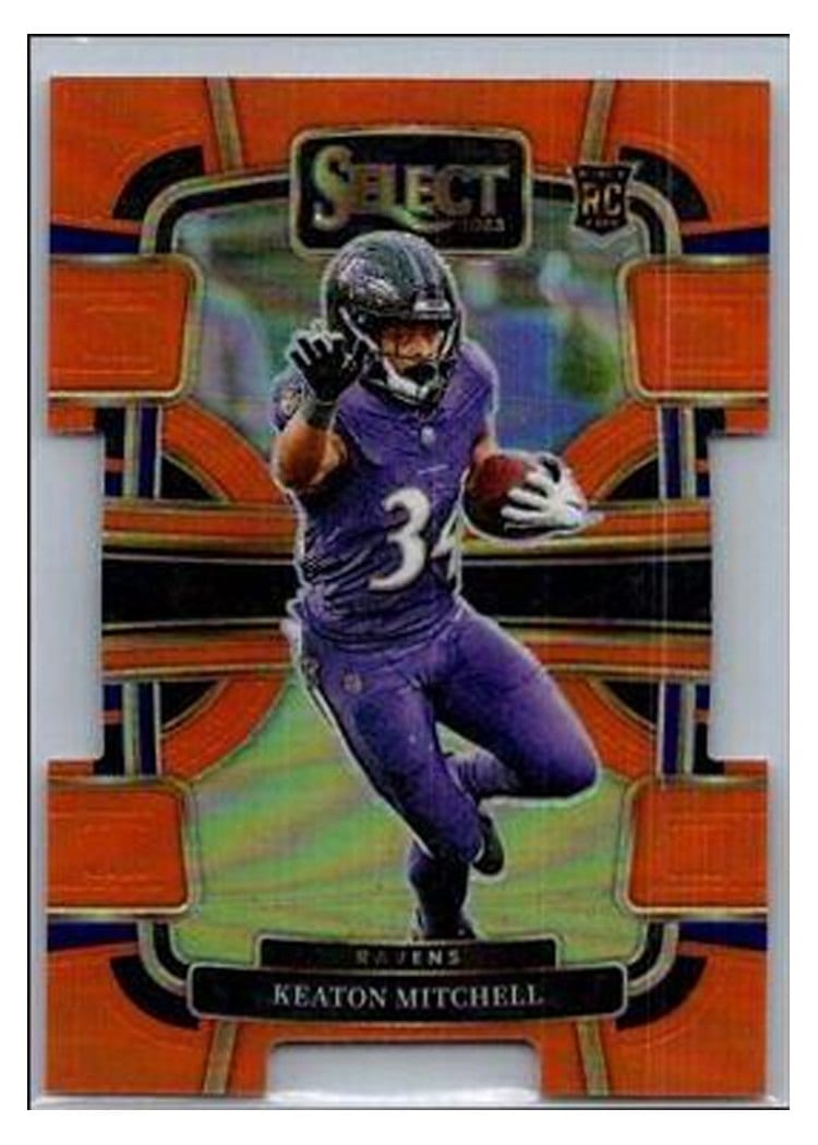 2023 Panini Select Base Set Keaton Mitchell #10 card