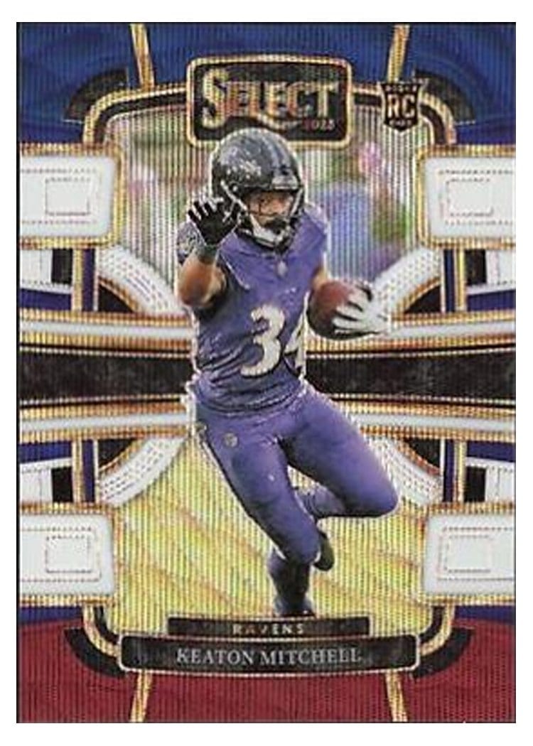 2023 Panini Select Base Set Keaton Mitchell #10 card