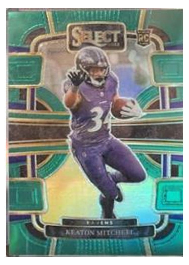 2023 Panini Select Base Set Keaton Mitchell #10 card