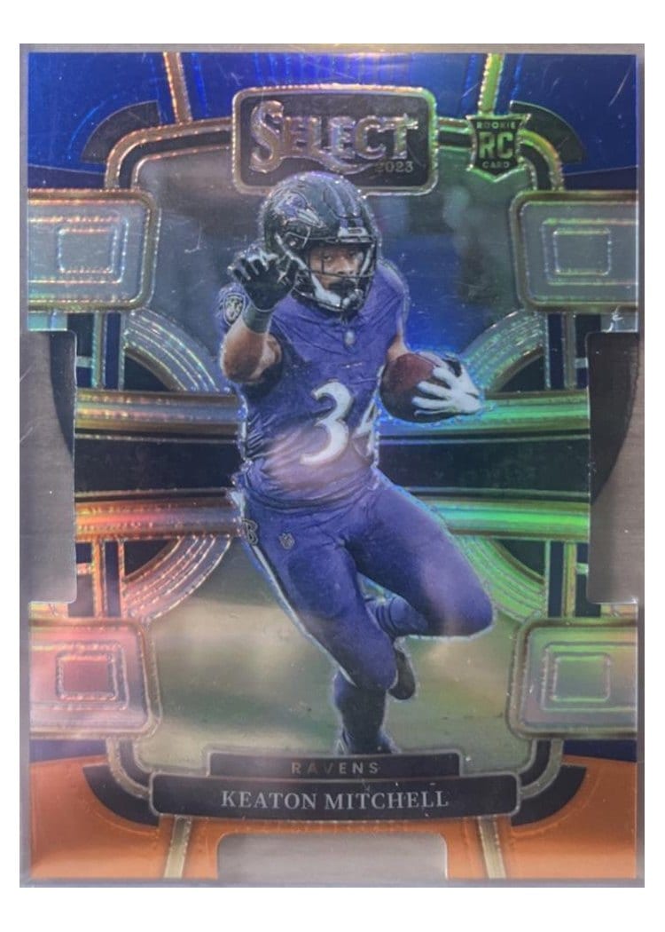 2023 Panini Select Base Set Keaton Mitchell #10 card