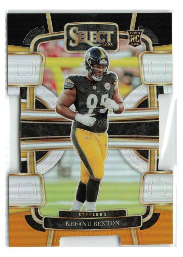 2023 Panini Select Base Set Keeanu Benton Black Prizm #84 card