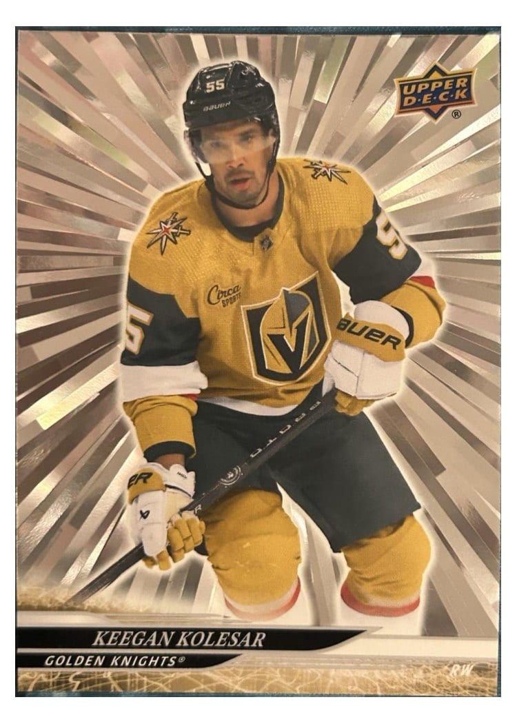 2024-25 Upper Deck Base Set Keegan Kolesar #436 card