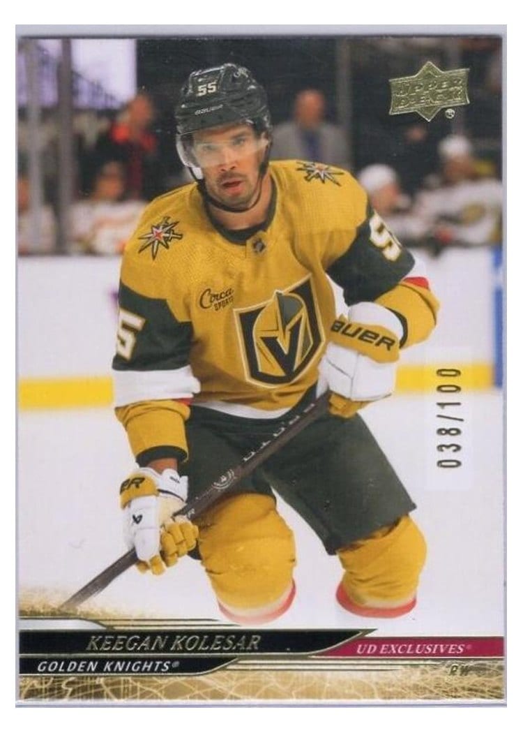 2024-25 Upper Deck Base Set Keegan Kolesar #436 card