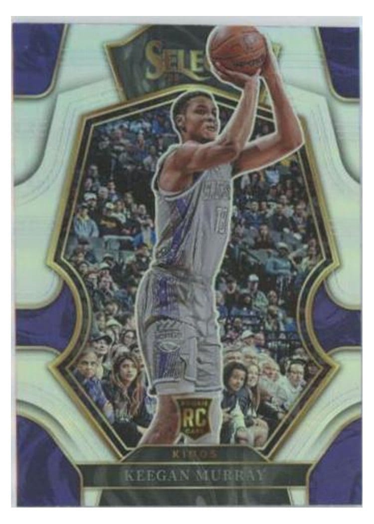 2022-23 Panini Select Base Set Keegan Murray Silver Prizm #197 card
