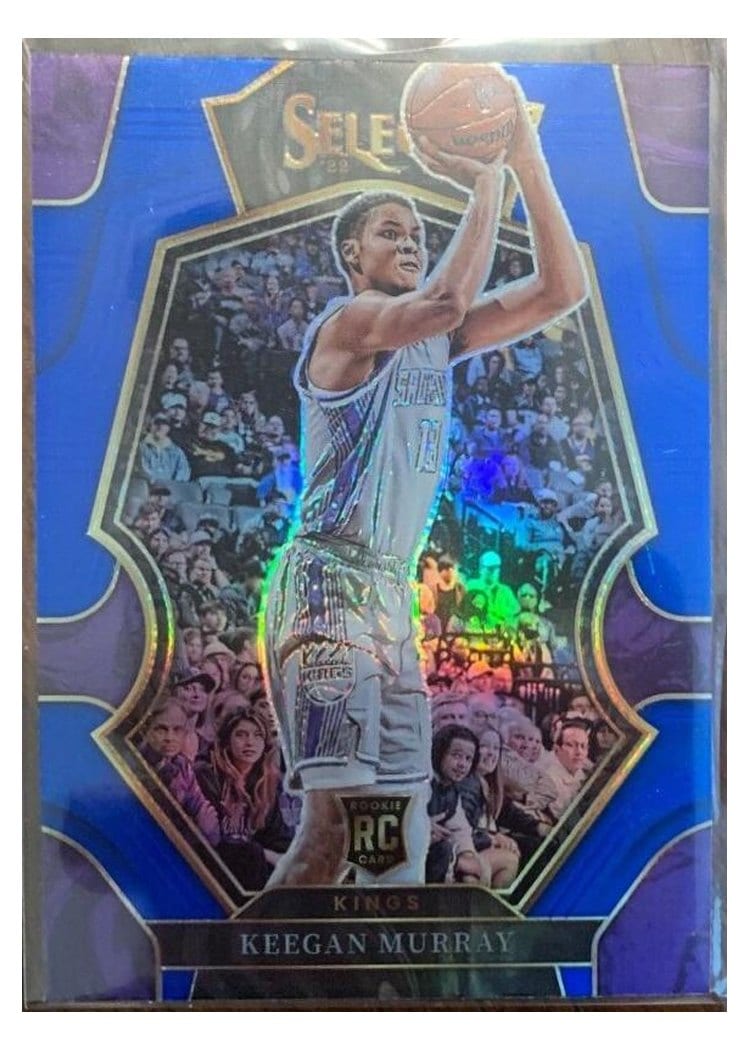 2022-23 Panini Select Base Set Keegan Murray Blue Retail #197 card
